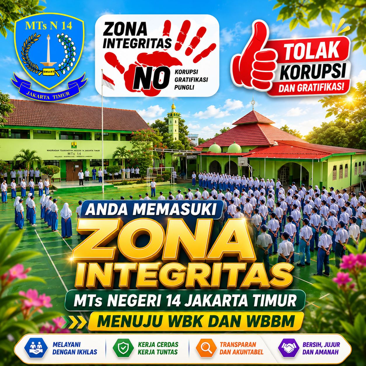Zona Integritas MTs Negeri 14 Jakarta Timur