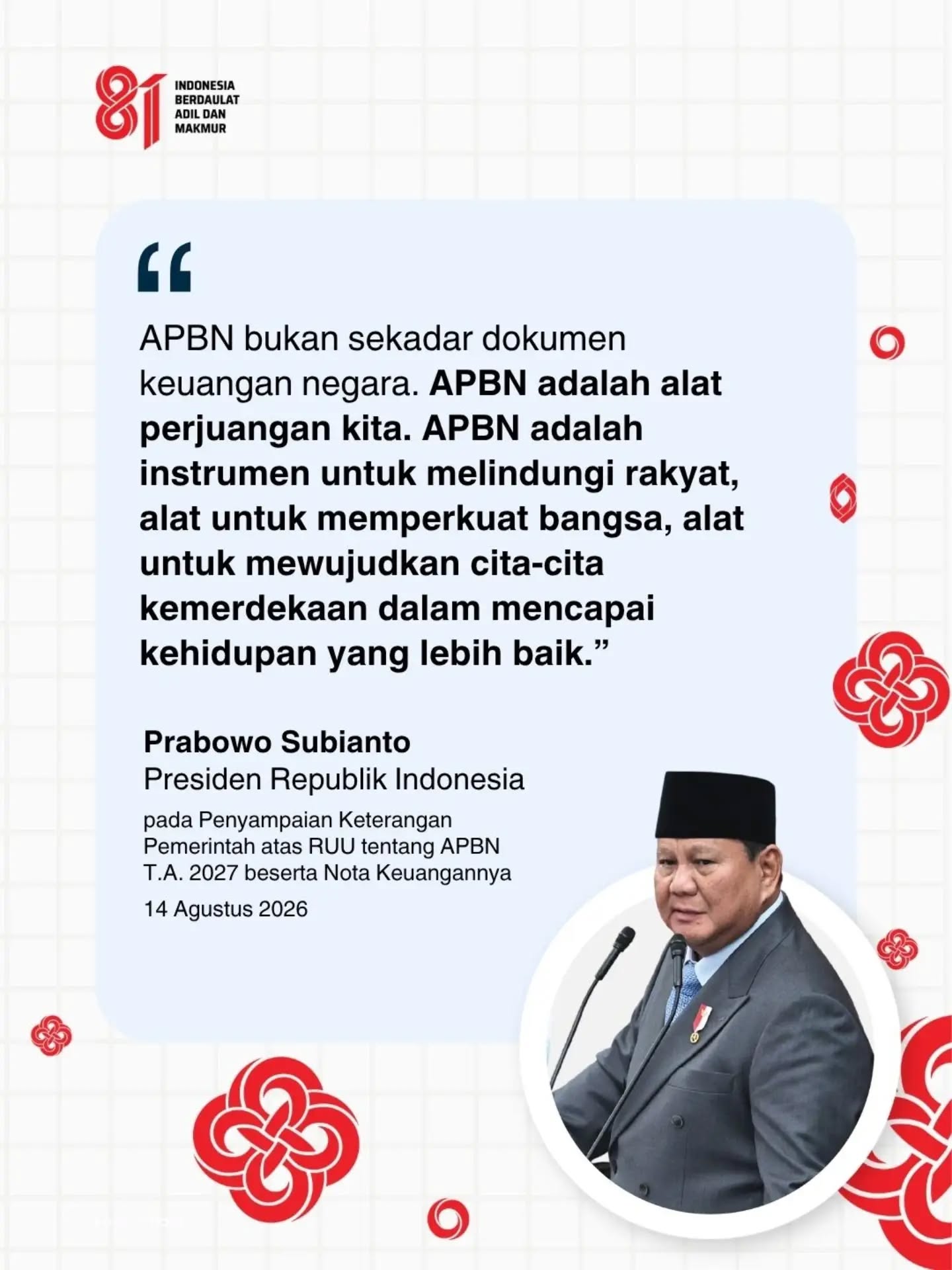 APBN Sebagai Instrumen Kesejahteraan Rakyat
